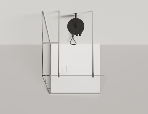 Душевой поддон из искусственного камня Salini OASI 120321M 90х90 белый - фото 3